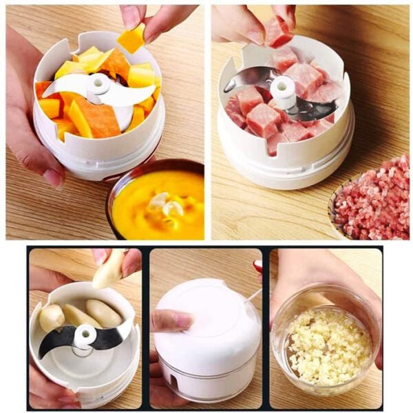 Hand-power Food Chopper