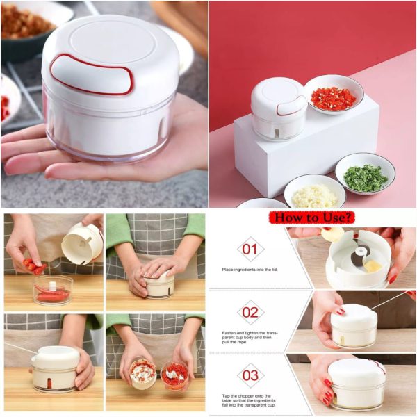 Hand-power Food Chopper